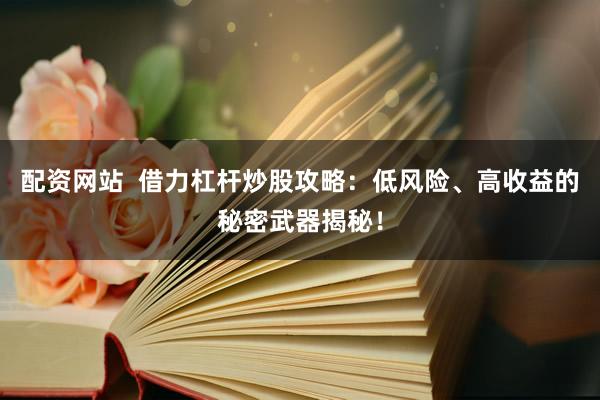 配资网站  借力杠杆炒股攻略：低风险、高收益的秘密武器揭秘！