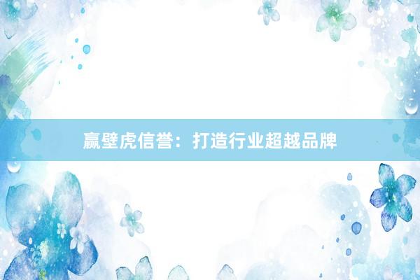 赢壁虎信誉:打造行业超越品牌