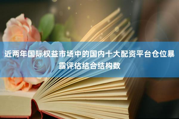 近两年国际权益市场中的国内十大配资平台仓位暴露评估结合结构数
